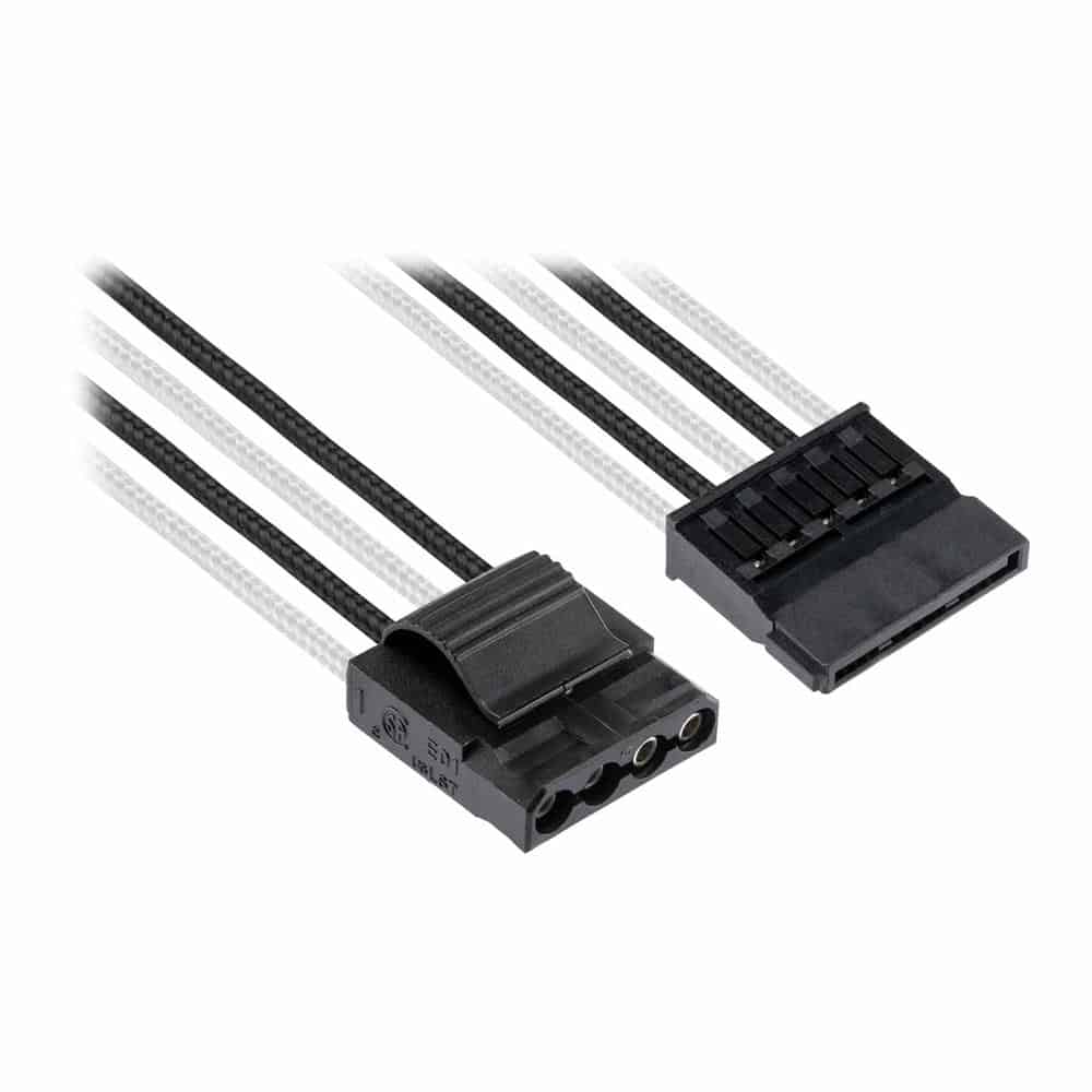 (image for) Corsair Type 4 Gen 4 PSU White/Black Sleeved Cable Pro Kit
